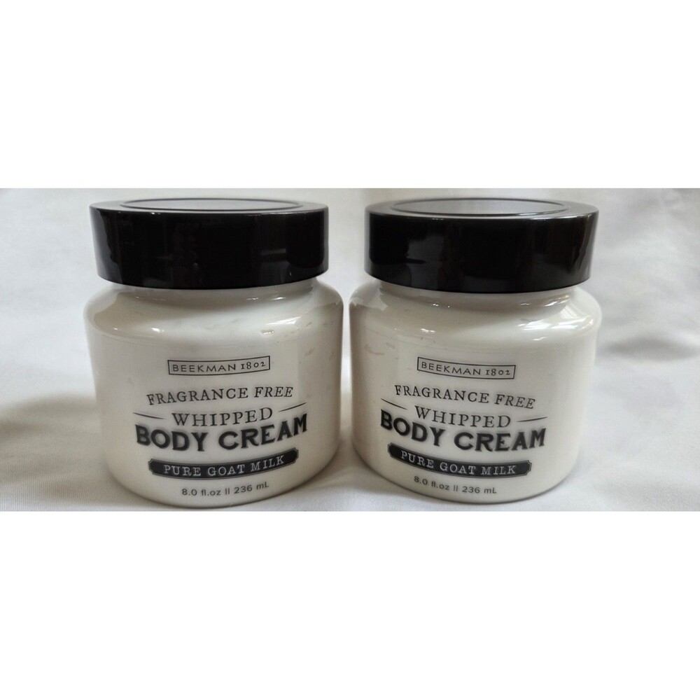 Beekman 1802 Fragrance Free Pure Goat Milk Whipped Body Cream 8 oz NEW